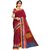 RK FASHIONS Red Bhagalpuri Party Wear Printed Saree With Unstitched Blouse - RK234132