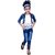 Arshia Fashions  Girls Dress Top and Jeans with Denim Jacket -Full Sleeves - Party wear