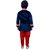 Kids dresses baby clothing boys Sherwani style kurta Pyjama - Velvet -  Blue Red