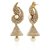 Jewels Capital Exclusive Golden White Earrings Set /S 1449