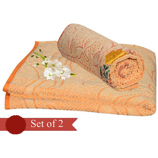 Combo Pack Of 2 Cotton Bath Towel - Hhtwl03