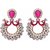 Jewels Capital Exclusive Pink White Earrings Set /S 1491