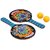Awals Multicolor Wooden Table Tennis Rackets Game Set For Kids