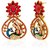 Jewels Capital Exclusive Red Blue Green White Earrings Set /S 1506