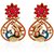 Jewels Capital Exclusive Red Blue Green White Earrings Set /S 1506