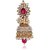 Jewels Capital Exclusive Golden Pink White Earrings Set /S 1517
