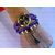 Vintage Round Dial Multicolor Leather Strap Analog Watch For Women