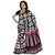 Grahakji Multicolor Bhagalpuri Silk Printed Saree With Blouse