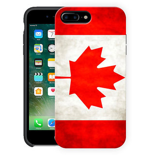 canada flag maple leaf printed designer mobile back cover for apple iphone 7 plus by ulta anda 3d matte finish premium quality protective snap