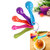 SMB Multicolour Measuring Spoons for Baking- set of 5pcs