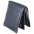 Holboro Men's Genuine Leather Bifold Wallet + Free 7 Pcs Twin Blade Disposable Razors