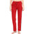 Red Rose Women's Solid Red Jogger Pants