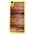 Fuson Designer Phone Back Case Cover Lenovo A6000 Plus ( Piece Of Brown Wood )