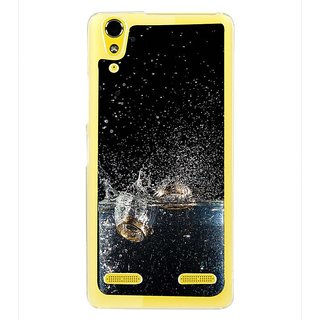 Fuson Designer Phone Back Case Cover Lenovo A6000 Plus ( Rings Dropped Into Water )