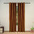 Lushomes Green Art Silk Long Door Curtain with Polyester Lining
