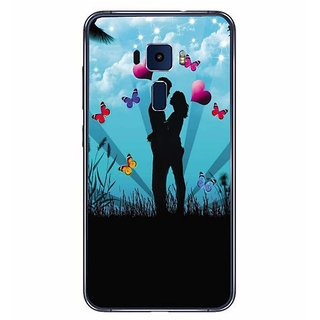 Fuson Designer Phone Back Case Cover Asus Zenfone 3 ( A Couple Madly In Love )