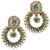 Jewels Capital Exclusive Green White Earrings Set /S 1574