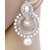 Jewels Capital Exclusive White Earrings Set /S 1583