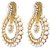 Jewels Capital Exclusive Golden White Earrings Set /S 1584
