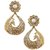 Jewels Capital Exclusive Golden White Earrings Set /S 1592