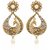 Jewels Capital Exclusive Golden White Earrings Set /S 1592