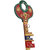 Craftszilla Wooden Handcrafted Key Shape Keyholder