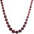 Maroon texture large wooden beaded necklace Wood Necklace