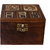 A Wooden Squire Shatrang Type Box