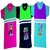 Kids Cotton Multicolour Half Sleeves Tess (Pack of - 3)