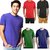 Pack of 5 Klick Plain Round Neck Dry Fit Tshirts