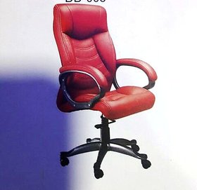 Boss  Executive Leather Plus Chair -RED