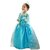 CXFashion Elsa Baby Childs Princess Lace Party Dress Up Costume for Girls Sky Blue