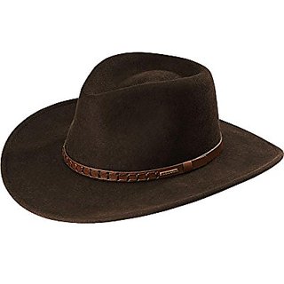 Stetson sturgis pinchfront crushable wool felt hat Clearance