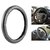 NS Group Custom Made  Black Steering Wheel Cover For Chevrolet Optra SRV