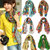 Veronique Colorfull and Printed Chiffon/Georgette Stole/Scarf - 1 Qty-Assorted