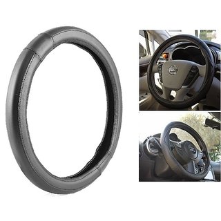 Buy Ns Perfect Fit Black Steering Wheel Cover For Tata