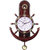 Ravishing Plaza Brown Anchor Pendulum Wall Clock