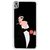 Fuson Designer Phone Back Case Cover HTC Desire 820 ( Lady In The Black Suit )