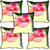 meSleep Pink Rose Digital Printed Cushion Cover 20x20 - 20CD-83-24-05