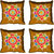 meSleep Beautiful Rangoli Design Digital Printed Cushion Cover 18x18 - 18CD-82-109-04