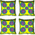 meSleep Floral Design Digital Printed Cushion Cover 18x18 - 18CD-82-121-04