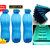 COMBO of Goldcave Water Bottles (1.2 ltr) + Set of 10 Green Scrub  1 Soap Case
