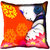 meSleep Abstract Face Digital Printed Cushion Cover 18x18 - 18CD-81-075