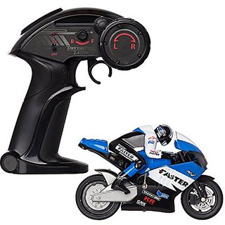 RC Motorcycle Dirt Bike Toy For Kids 4 Channel Remote Control Motorcycle for Boys and Girls 2.4Ghz with Built in Gyroscope 1 16 Scale