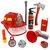 10 Pcs Fireman Gear Firefighter Costume Role Play Toy Set for Kids with Helmet and Accessories