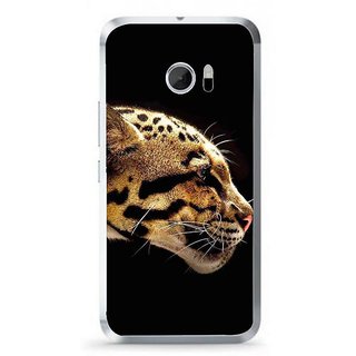 Fuson Designer Phone Back Case Cover HTC 10 ( Portrait Of Leopard )