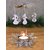 Spinning Candle Holder - Angel Charms Spin Around When Tea Light Candle is Burning - Scandinavian Design - Rotary Candle Holder