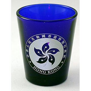 Verre à Shot Souvenir De La Colombie - Cobalt Bleu, 5x6 Cm - Collection World By Shotglass Verre Collection Pays Monde