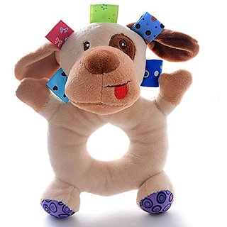 Buy Lazada Baby Cartoon Dog Animal Plush Hand Rattle Toys Dolls