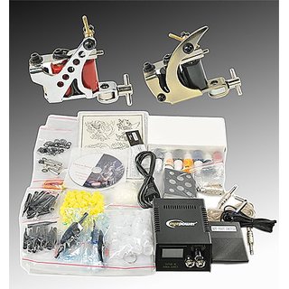 Buy Jconly Complete Tattoo Kit  Rotary Tattoo Pen Machine Gun 40Pcs  Disposable Cartridges Needles Mixed Sizes Wireless Power Supply Tattoo Ink  Transfer Paper Practice Skinï¼ËS1Cï¼âââ Online at Low Prices in  India 